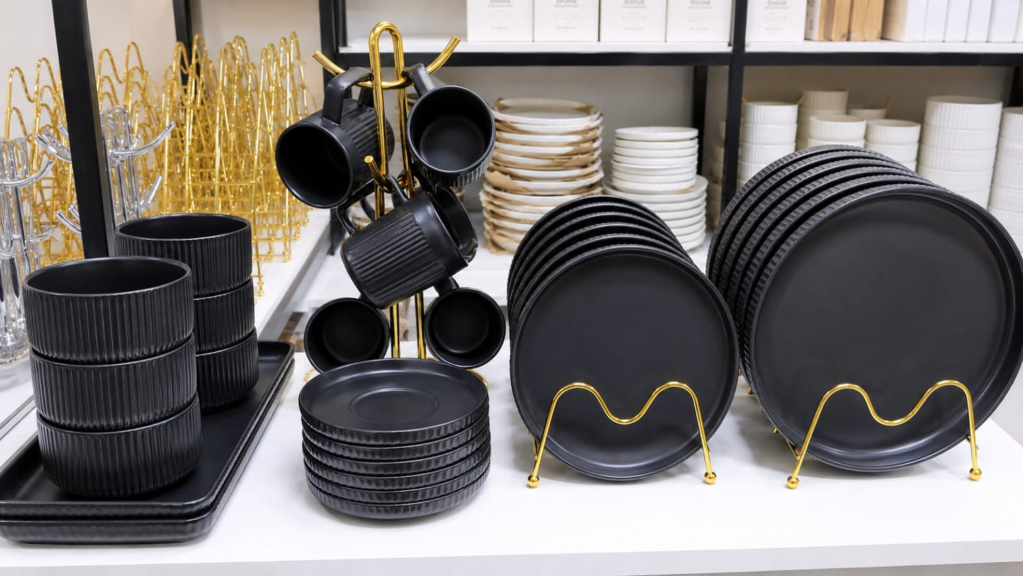 32pcs Elegant European Porcelain Dinner set