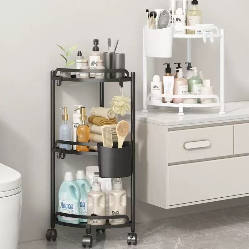 Multi-Layer Triangular Corner Storage Rack