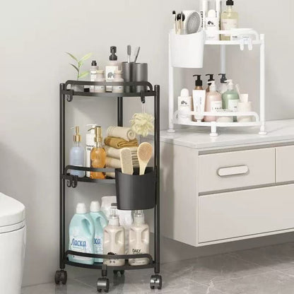 Multi-Layer Triangular Corner Storage Rack