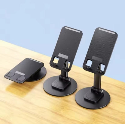 Heavy duty mettalic foldable phone/tablet stand