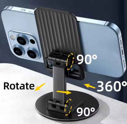 Heavy duty mettalic foldable phone/tablet stand