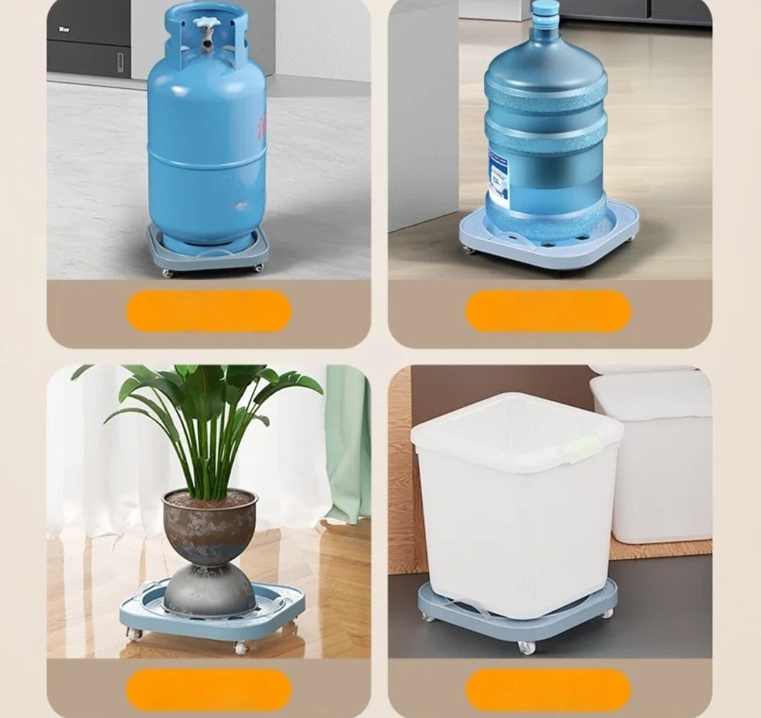Multifunctional indoor/outdoor hard plastic flower/ plant stand /movable gas trolley