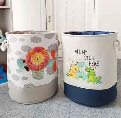 Printed laundry/toys/ shopping basket 