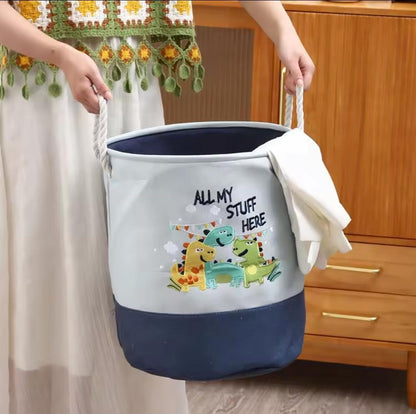 Printed laundry/toys/ shopping basket 