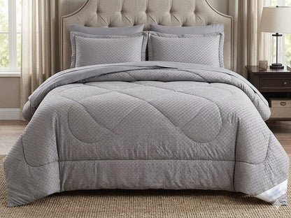 6pc tufted duvetcover, One bedsheet and four pillowcases