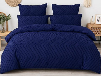 6pc tufted duvetcover, One bedsheet and four pillowcases