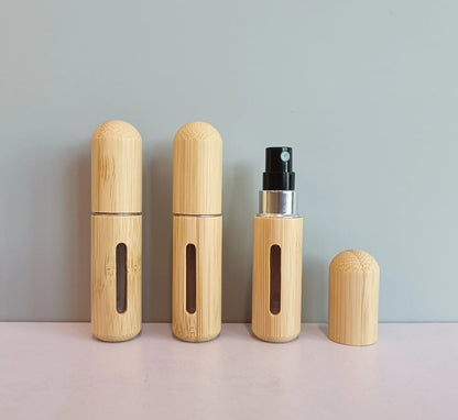 Bamboo mini perfume bottle