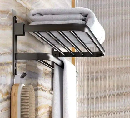 Modern bathroom wall mounted towel rack/double layer towel holder,shower rack