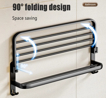 Modern bathroom wall mounted towel rack/double layer towel holder,shower rack