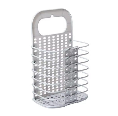 Hard plastic wall mounted Foldable laundry basket