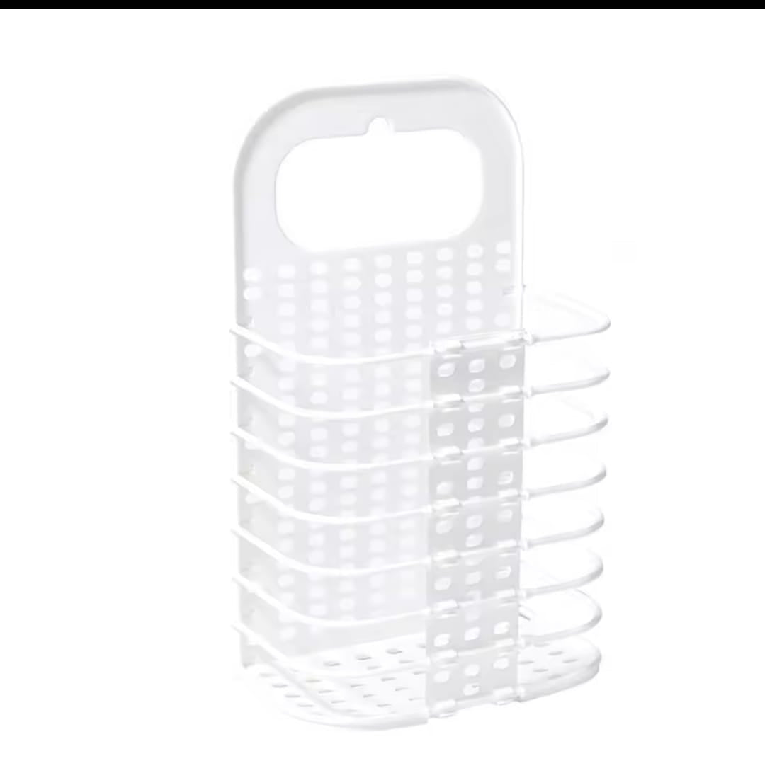 Hard plastic wall mounted Foldable laundry basket