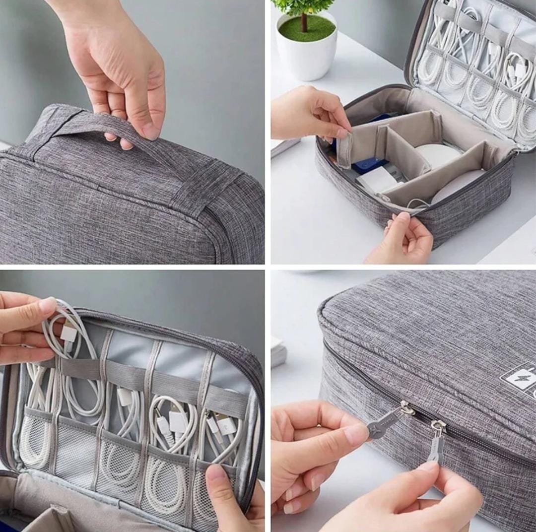 Large Capacity Storage Bag / Cable Organizer & Electronics Organizer    