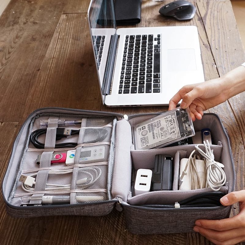 Large Capacity Storage Bag / Cable Organizer & Electronics Organizer    