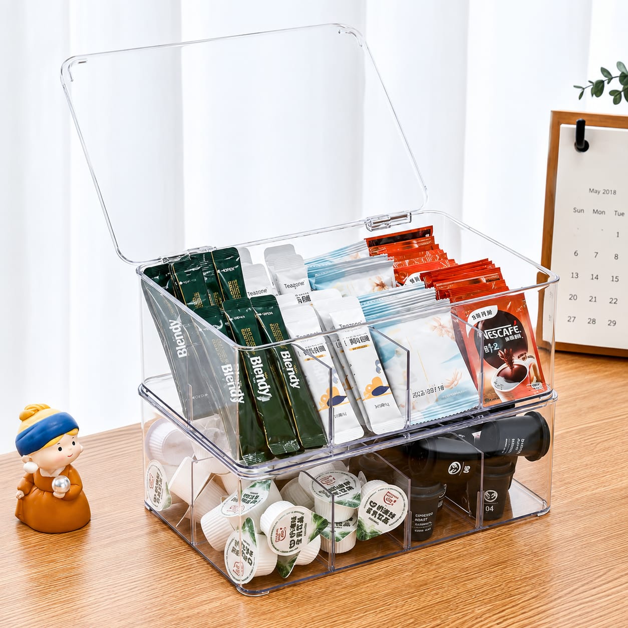 Acrylic Tea Bag Organizer.