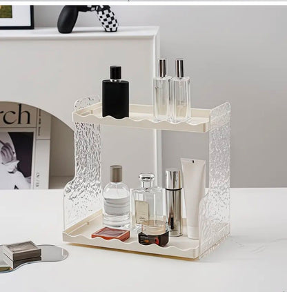Modern Glacier Pattern Vanity & Storage Rack