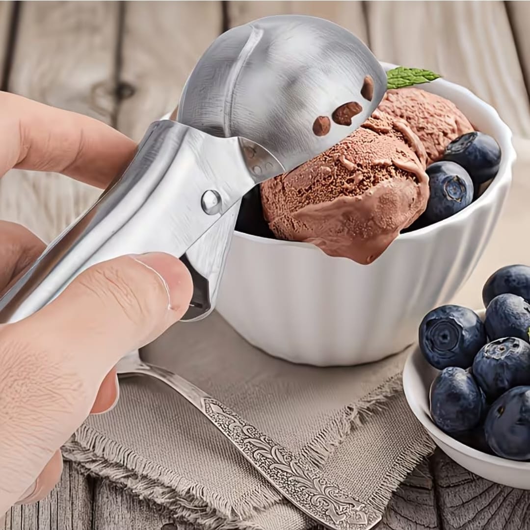Premium Stainless Steel Ice Cream Scoop
