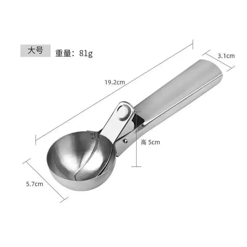 Premium Stainless Steel Ice Cream Scoop
