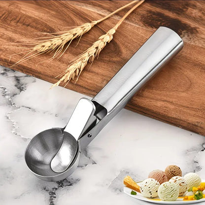 Premium Stainless Steel Ice Cream Scoop