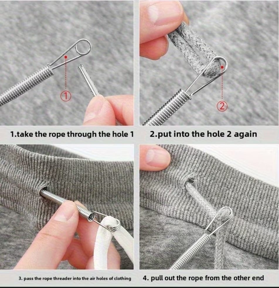 Hood & Elastic Waistband Threading Tool