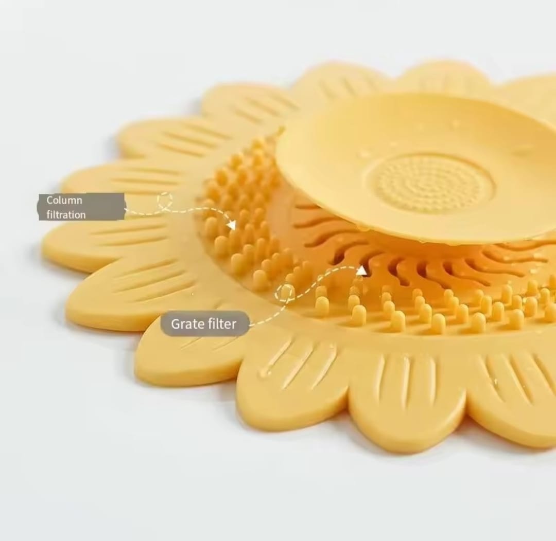 Sunflower Silicone strainer 