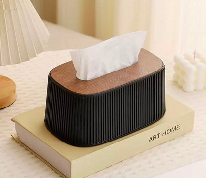 Aesthetic Vertical Striped Tissue Box