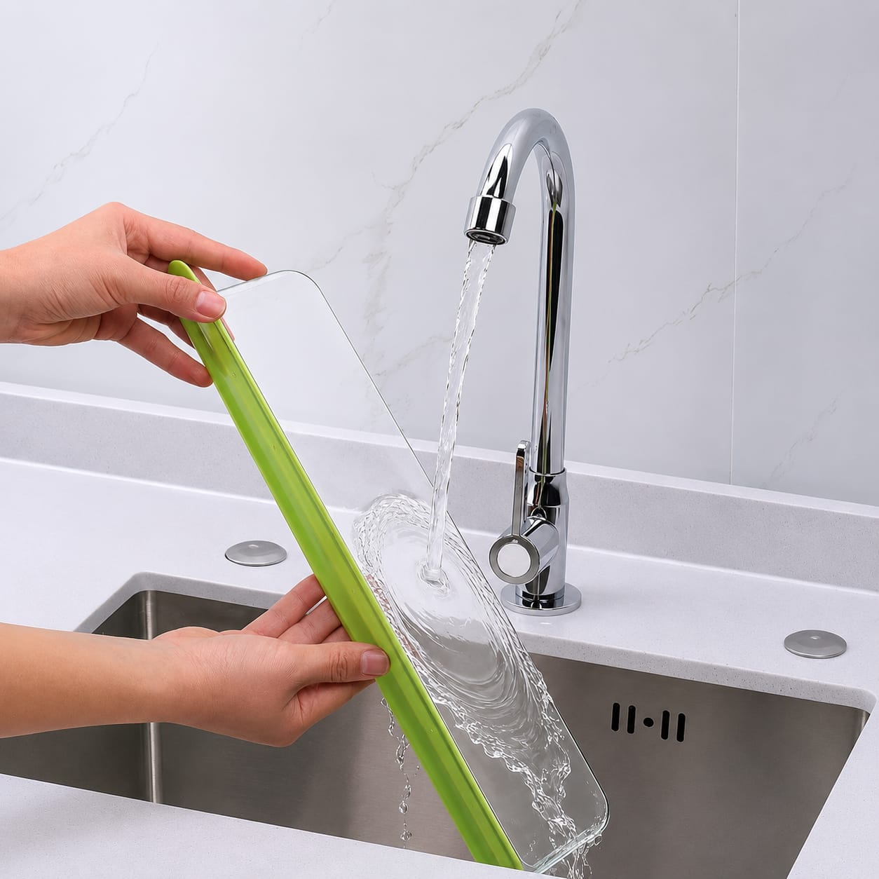 Kitchen Sink Water Splash Guard.