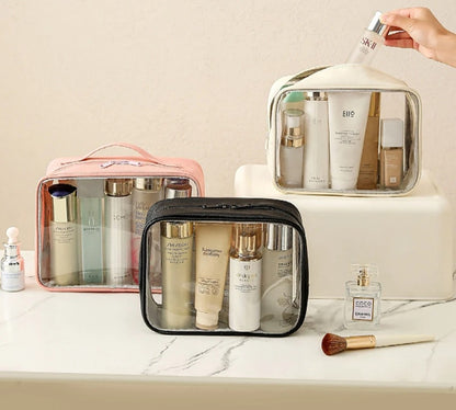 Clear makeup bag/Travel cosmetic organizer 