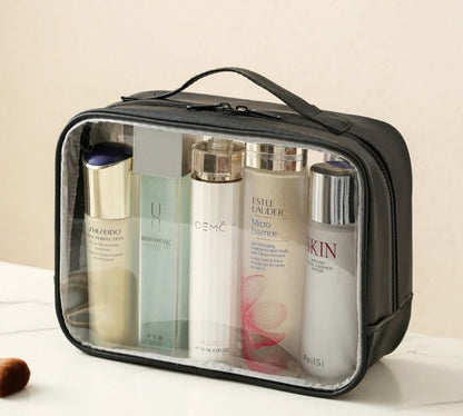 Clear makeup bag/Travel cosmetic organizer 