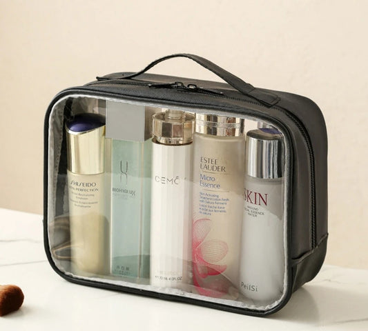 Clear makeup bag/Travel cosmetic organizer 