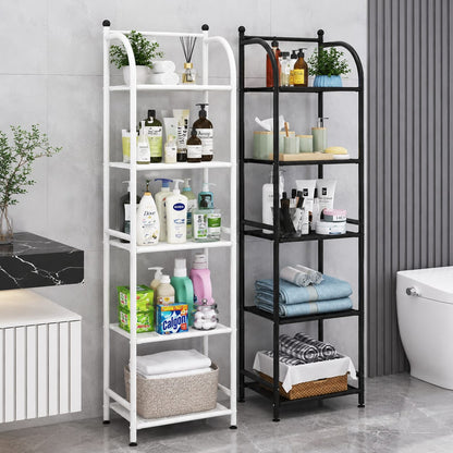 5 layer corner bathroom rack 