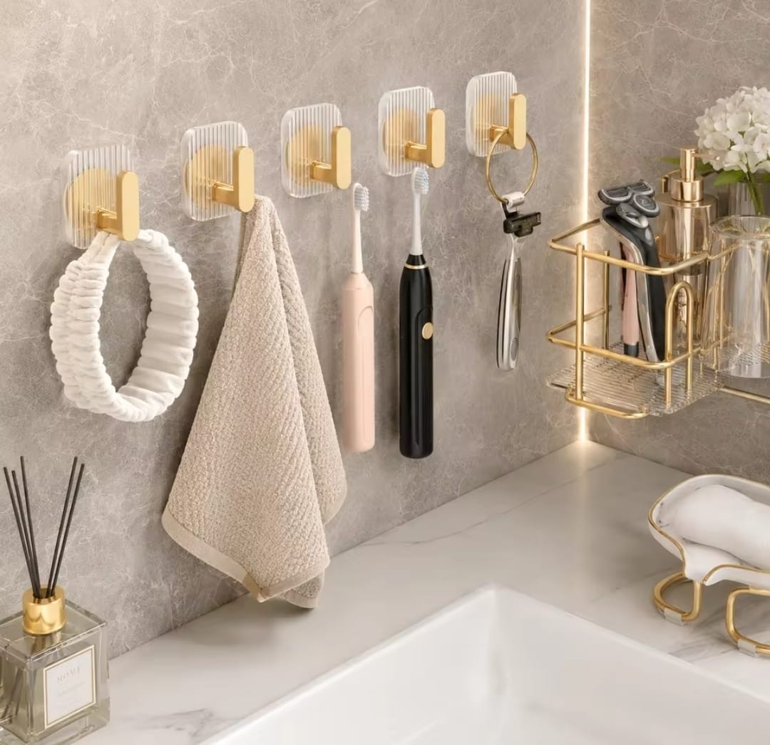 Punch-Free Strong Adhesive acrylic Hooks