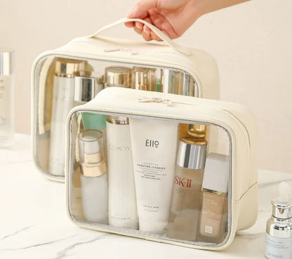 Clear makeup bag/Travel cosmetic organizer 