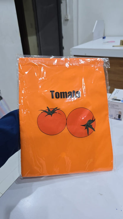 Insulated fresh keeper bag for fruits and vegetables with a drawstring closure
