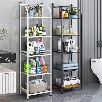 5 layer corner bathroom rack 