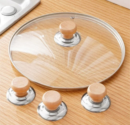 2 pcs wooden pot Knobs 
