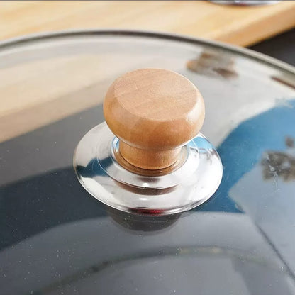 2 pcs wooden pot Knobs 