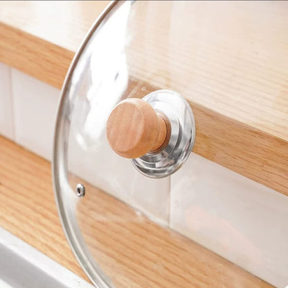 2 pcs wooden pot Knobs 