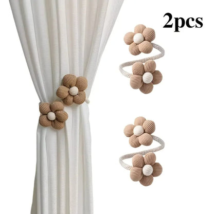 Bohemian Flower Curtain Tiebacks