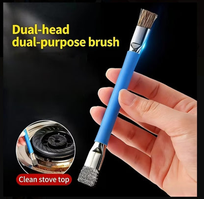 Multifunctional Double-Ended Stainless Steel Cleaning Brush