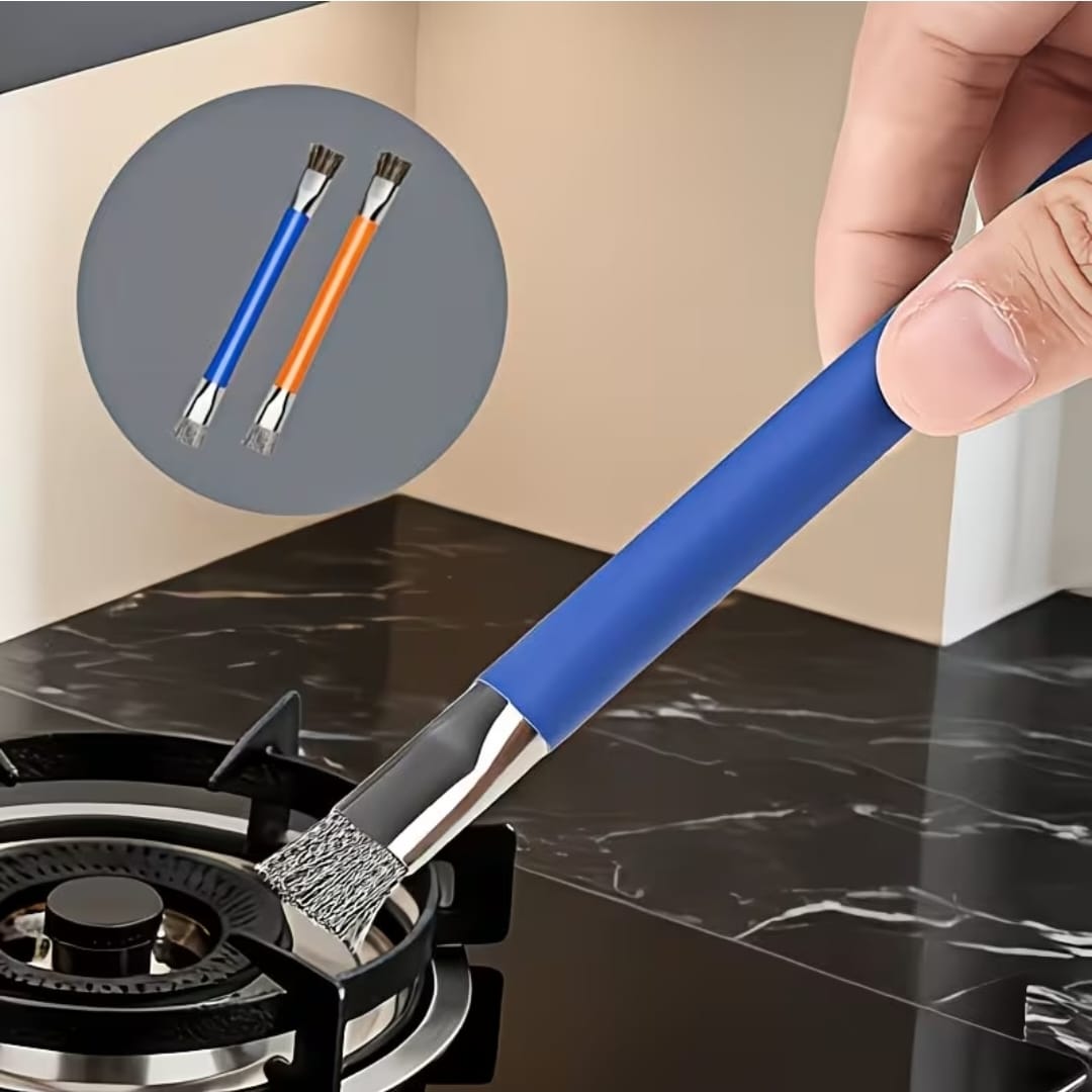 Multifunctional Double-Ended Stainless Steel Cleaning Brush