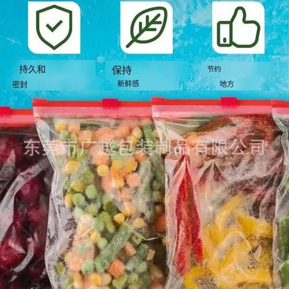 Reusable ziplock fridge bags