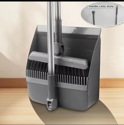 Handheld broom and dustpan combo set.