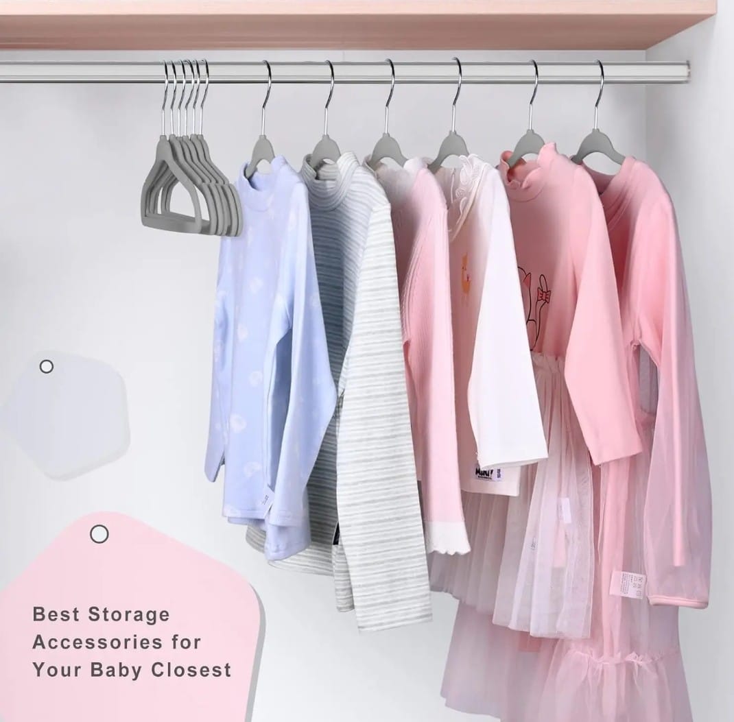 Kids velvet hangers