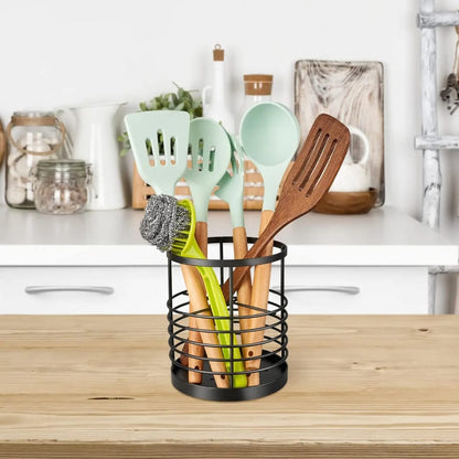 Metallic heavy cutlery holder 