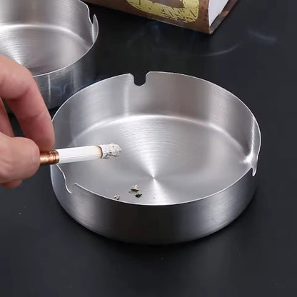 Steel Ashtray Silver 