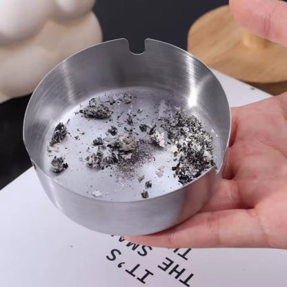 Steel Ashtray Silver 