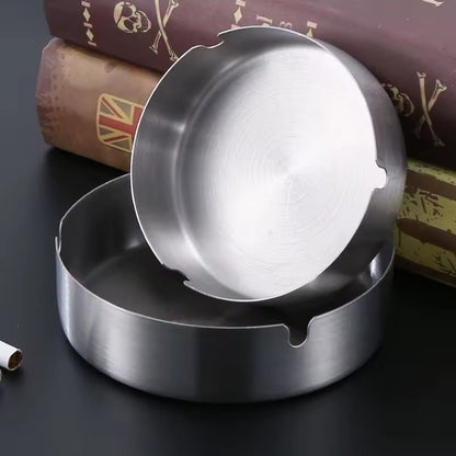 Steel Ashtray Silver 