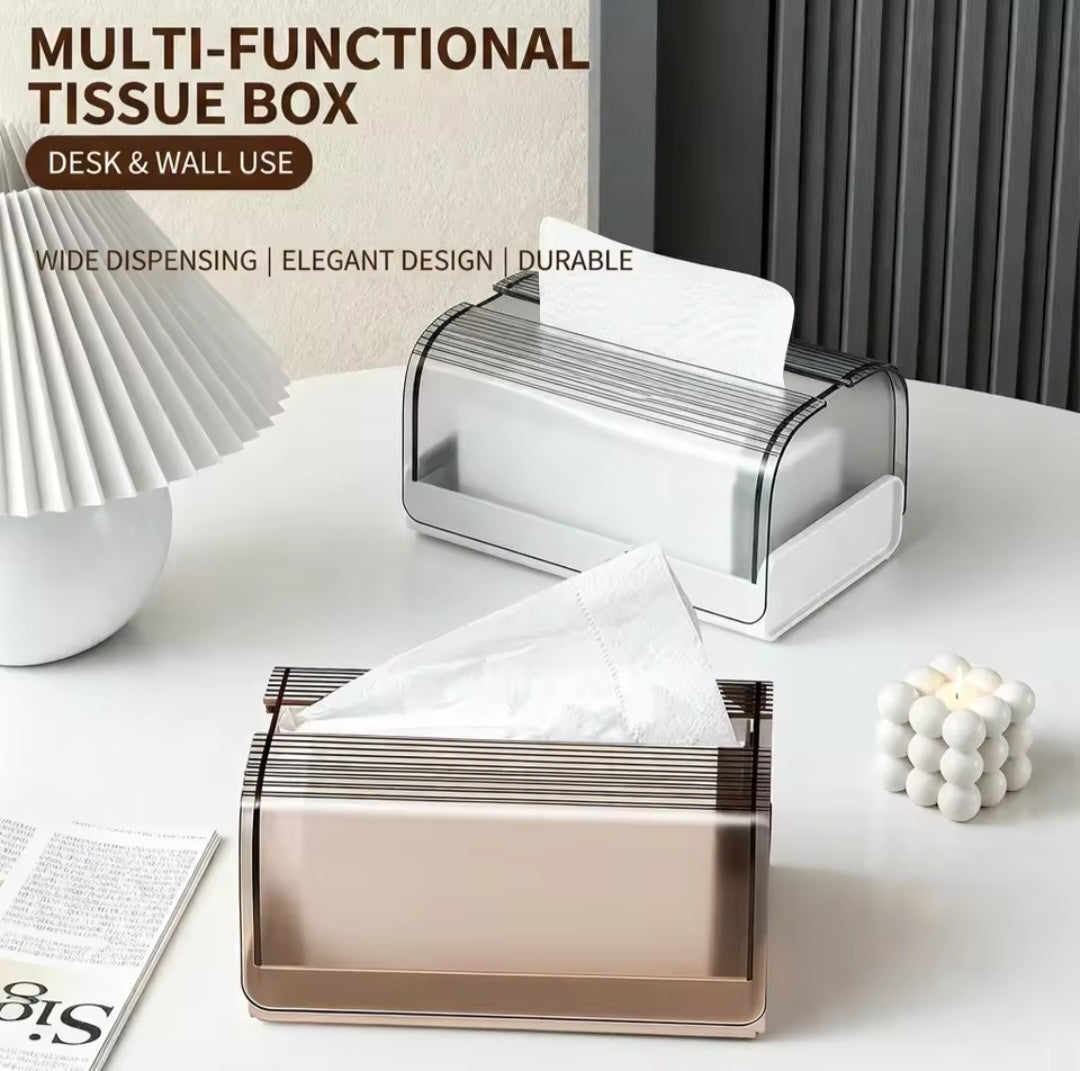 Acrylic multifunctional serviette holder