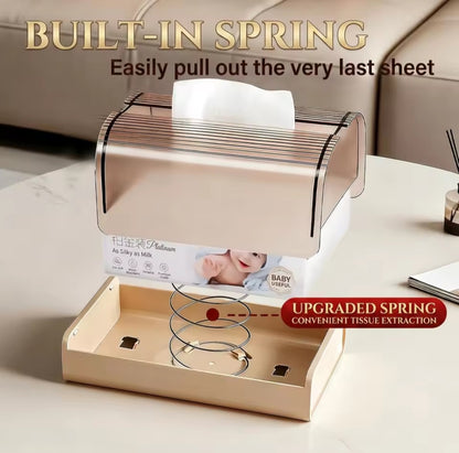 Acrylic multifunctional serviette holder