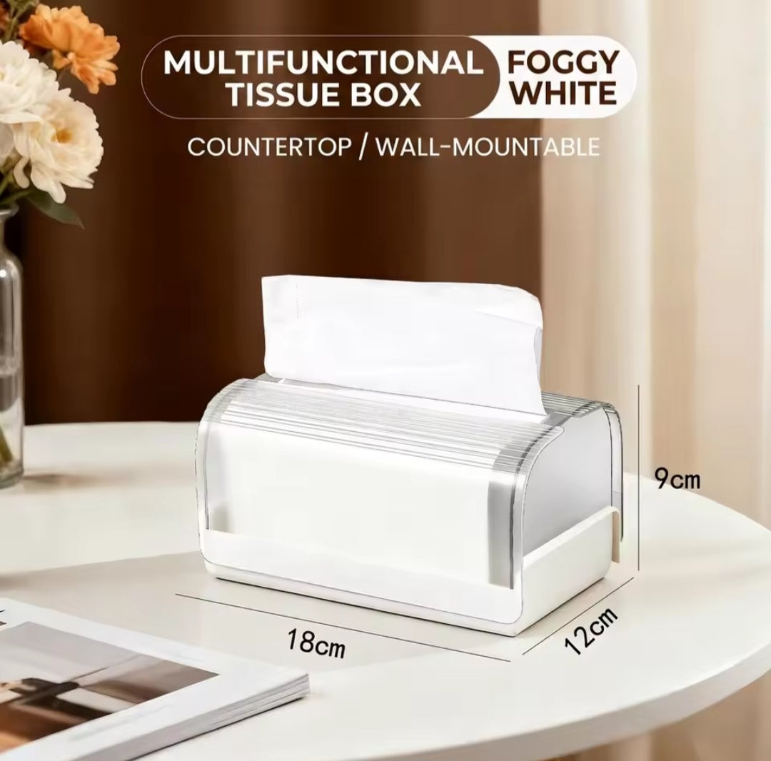 Acrylic multifunctional serviette holder